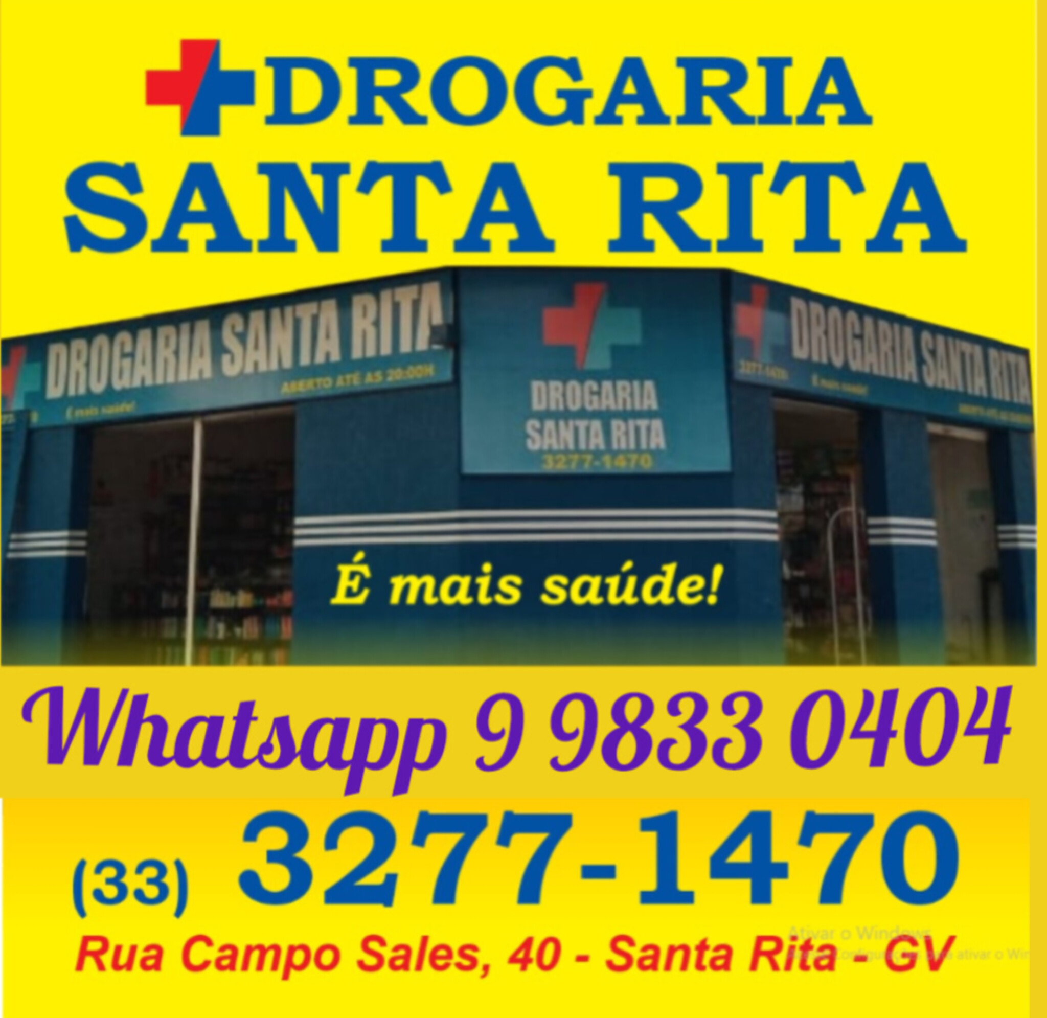 Slider Farmácia drogaria e papelaria santa Rita 