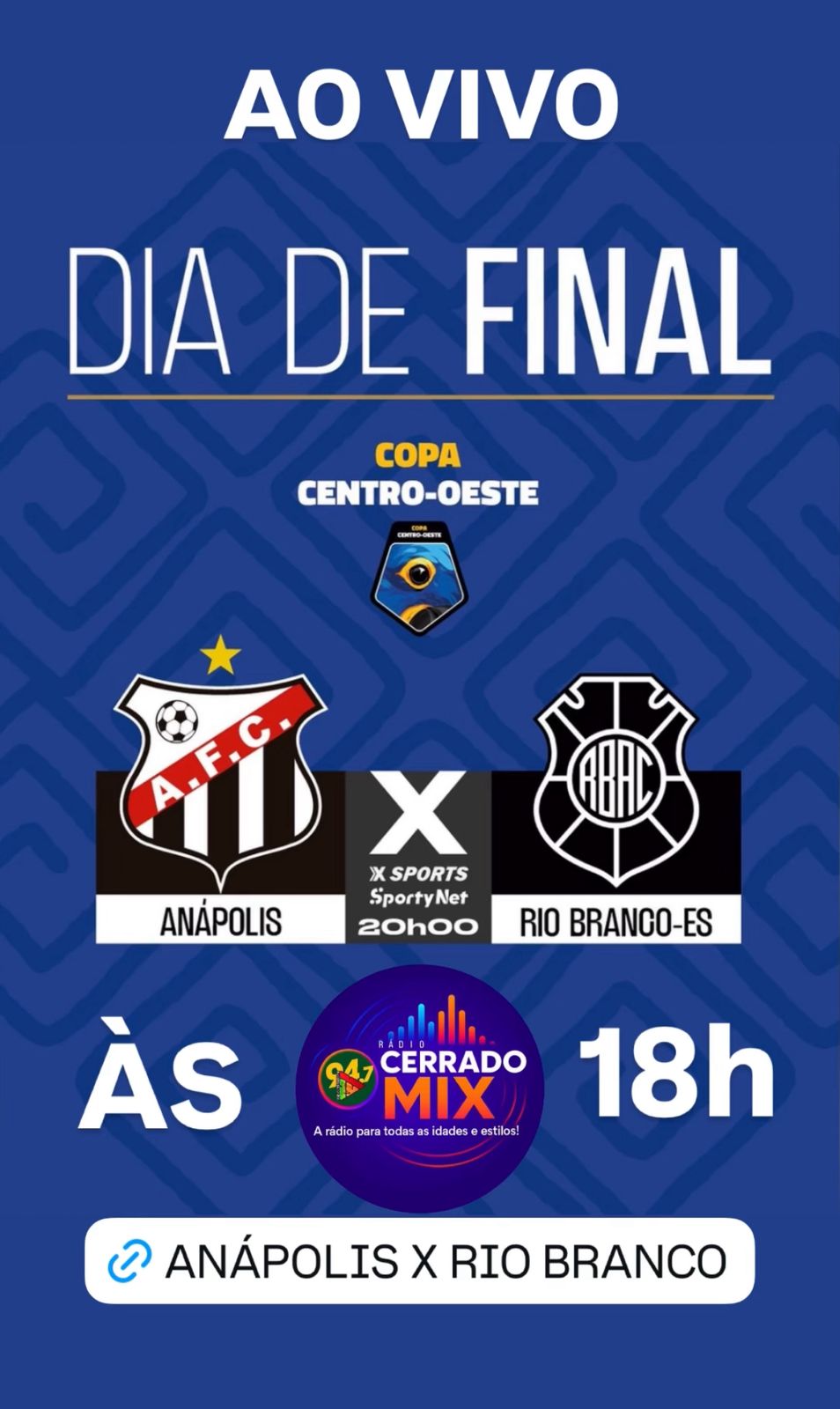 Publicidade ANÁPOLIS X RIO BRANCO ES