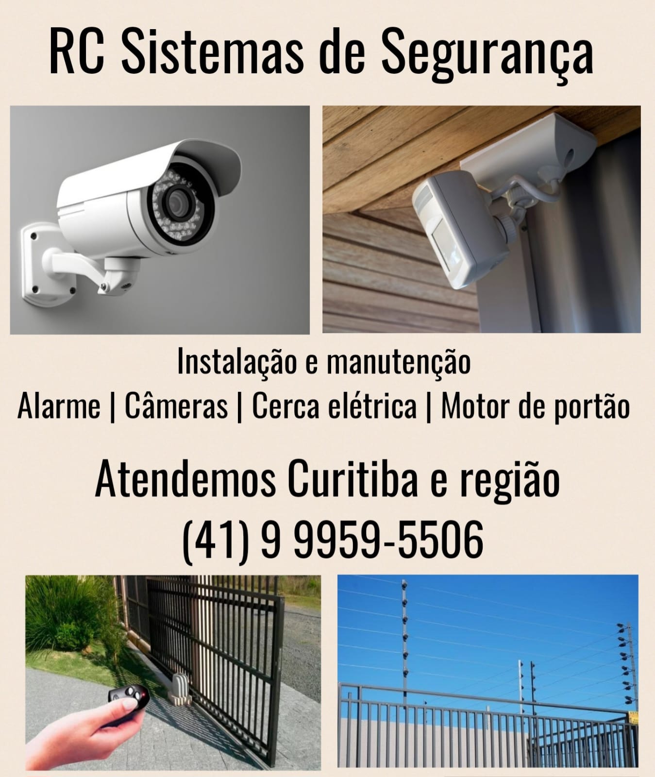 Publicidade RC Sistema de Segurança