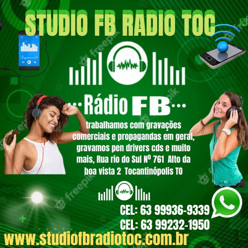 estudio fb radio toc  sua melhor emoção 24 horas no ar