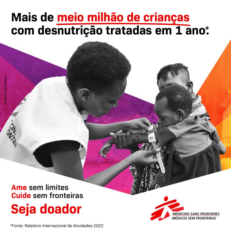 Publicidade DOAÇÃO MÉDICOS SEM FRONTEIRAS - SALVE VIDAS