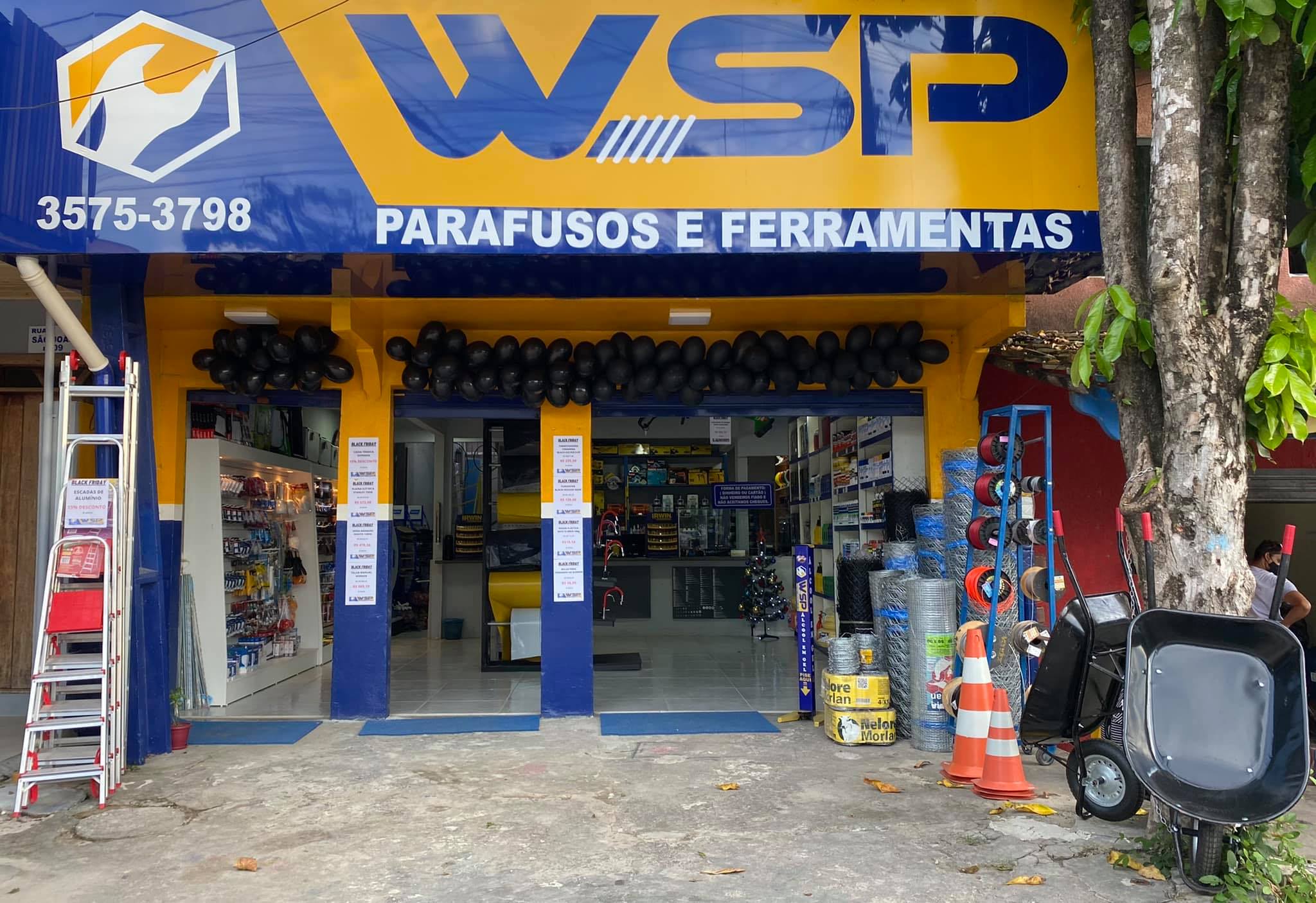Publicidade WSP PARAFUSOS E FERRAMENTAS 