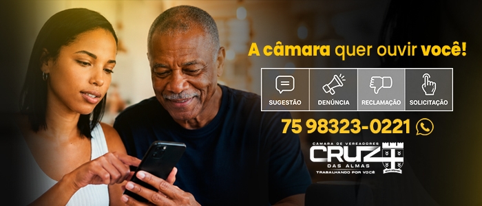 Slider A camara quer ouvir voçê!