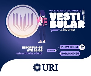 Publicidade URI Vestibular inverno 2025
