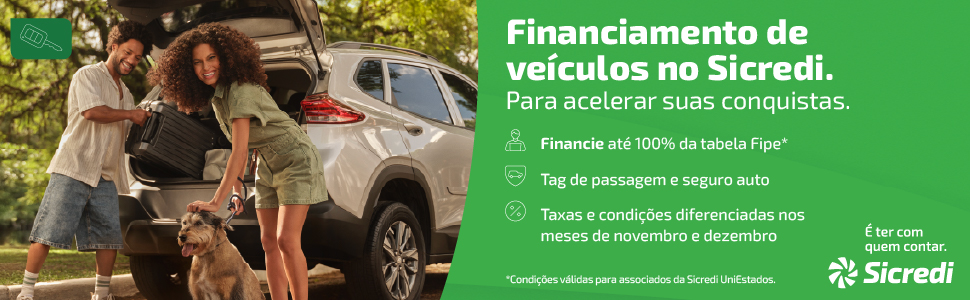 Publicidade SICREDI FINANCIAMENTO DE VEÍCULOS