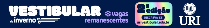 Publicidade VESTIBULAR INVERNO URI II EDIÇÃO