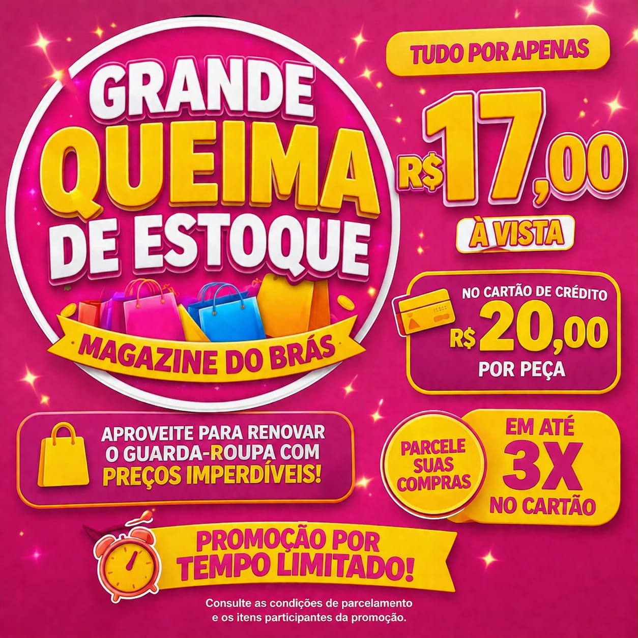 Publicidade Magazine do Brás