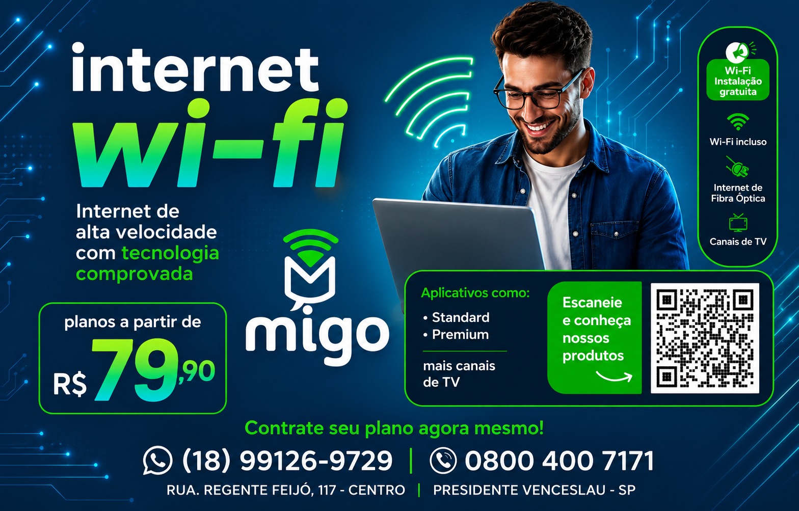 Publicidade Migo Internet