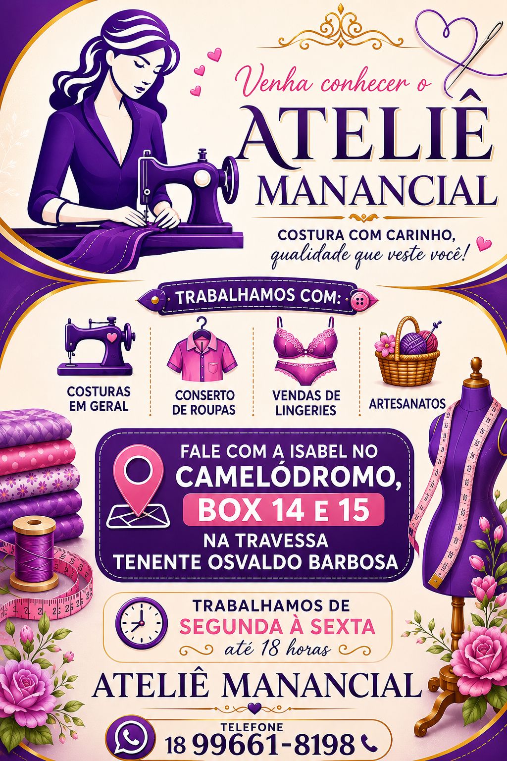 Publicidade Ateliê Manancial