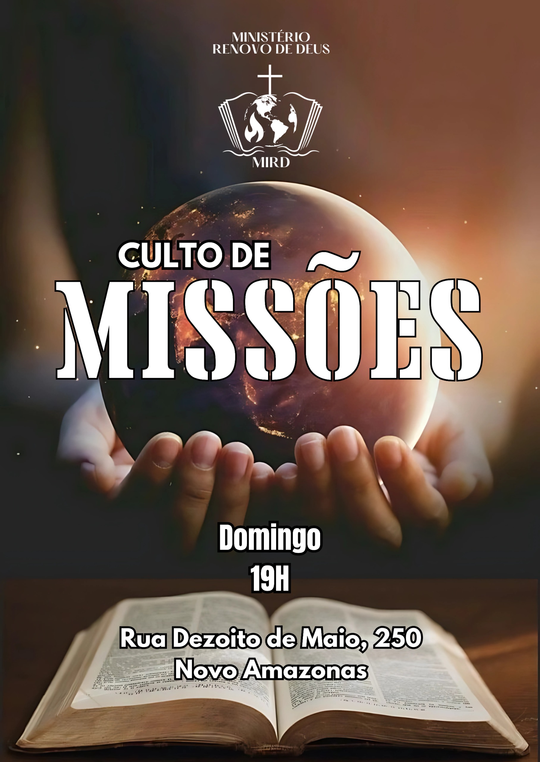 Publicidade Culto de Missões