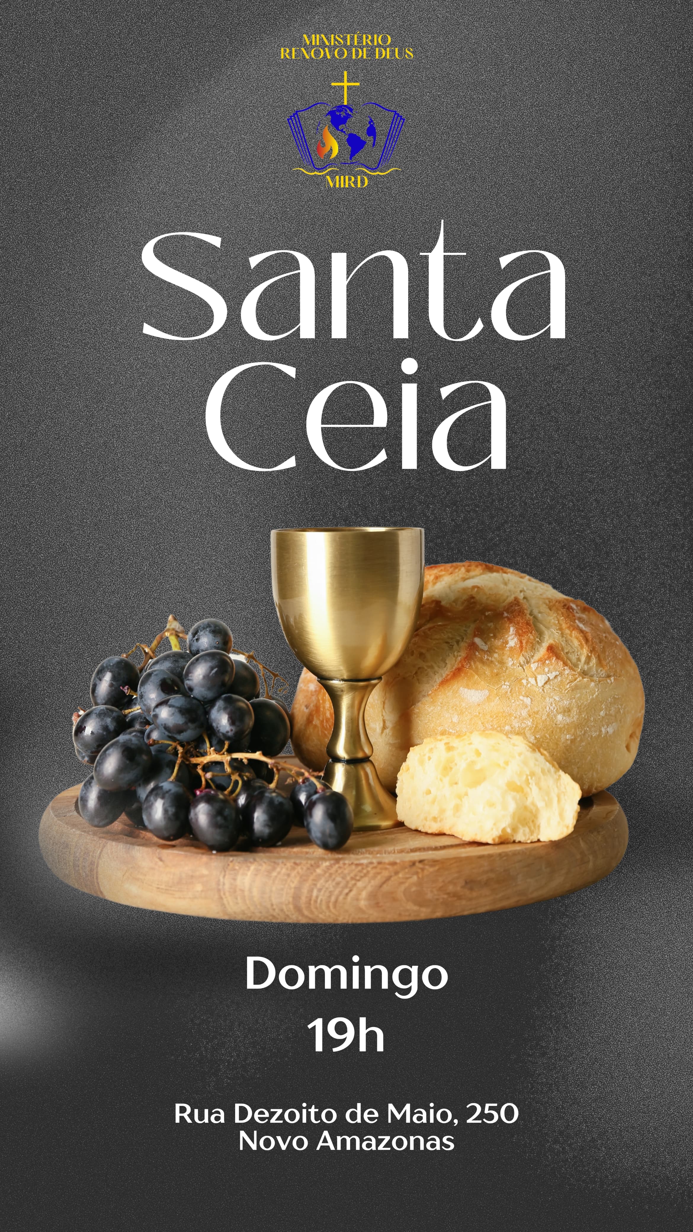 Publicidade Culto de Santa Ceia