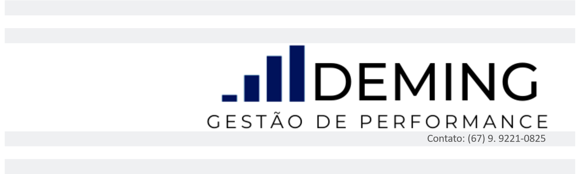 Publicidade Deming Gestão de Performance