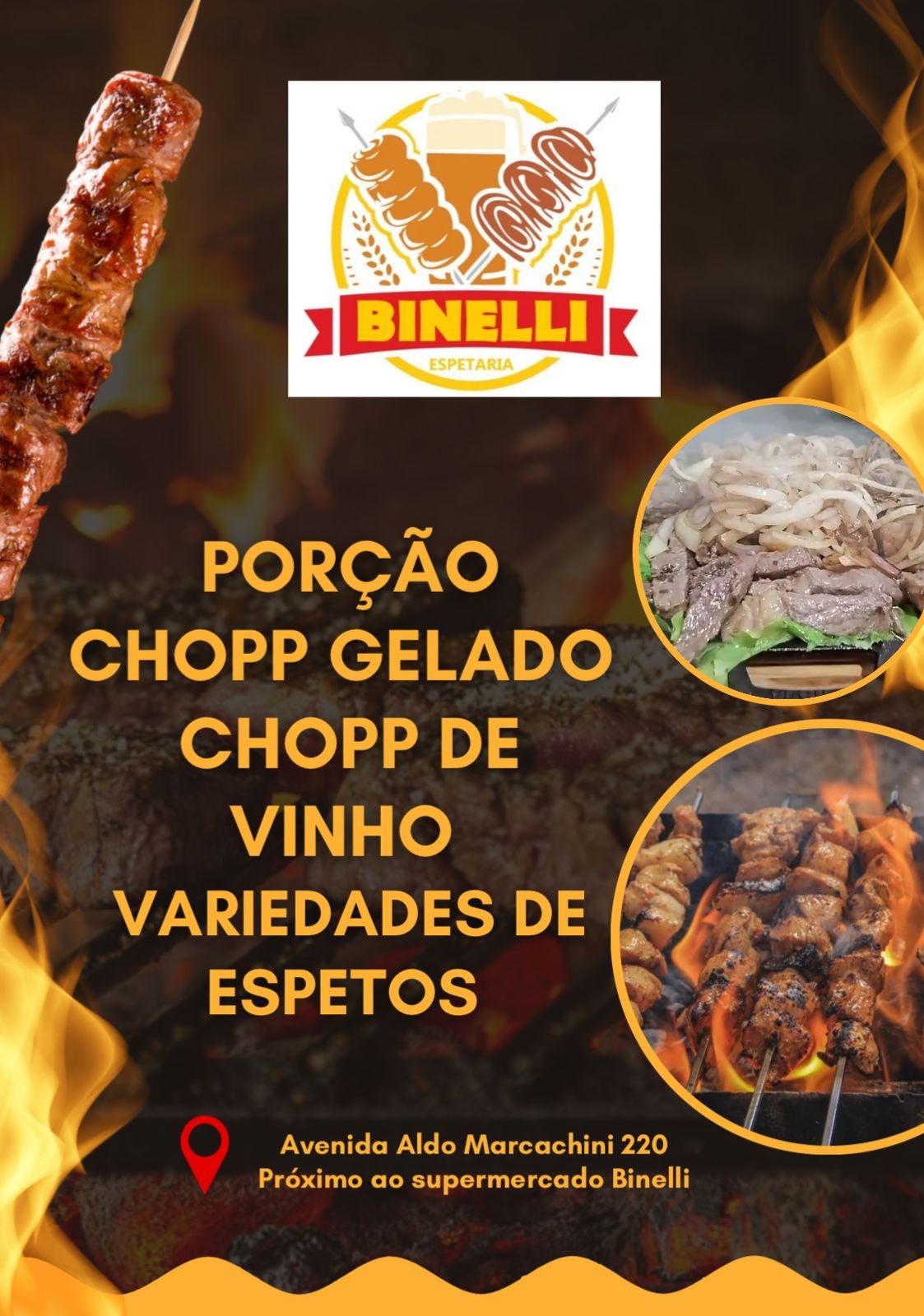 Publicidade Binelli espetnho
