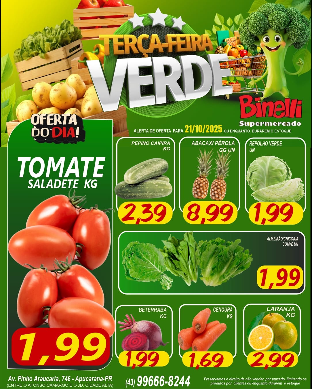 Publicidade Binelli 2110