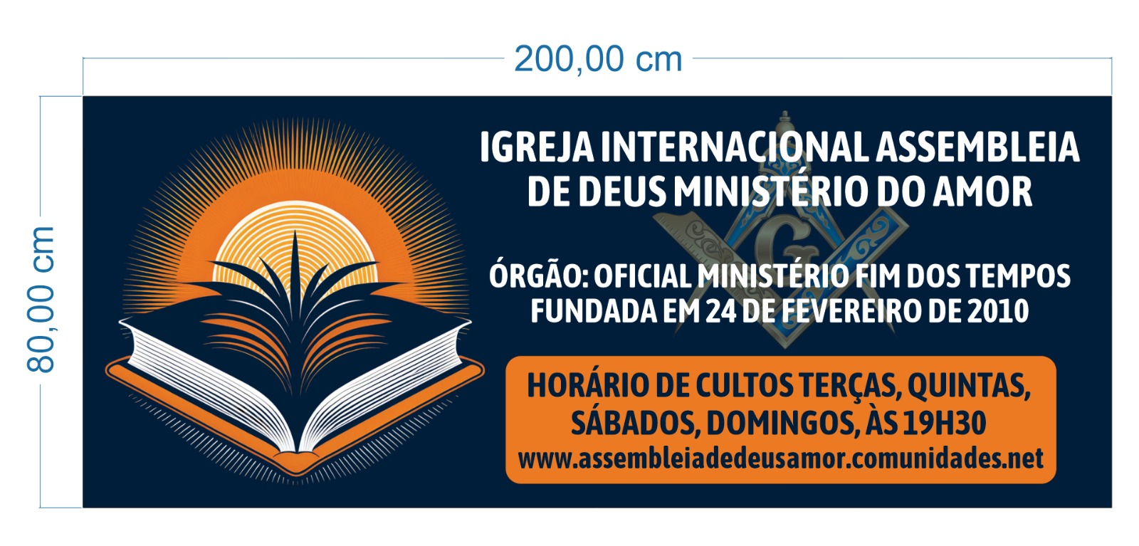 Publicidade IGREJA INTERNACIONAL ASSEMBLEIA DE DEUS MINISTERIO DO AMOR