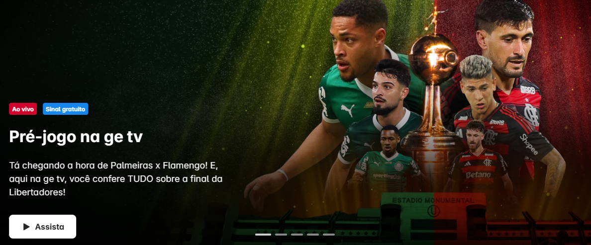 Publicidade flamento e palmeiras ao vivo