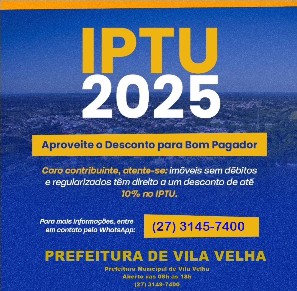 Publicidade IPTU 2025