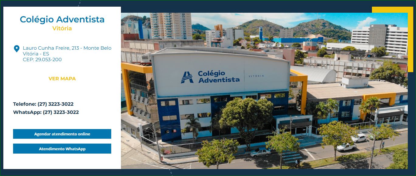 Publicidade Colégio adventista de Vitória es