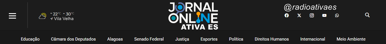 Publicidade Cabeçalho preto