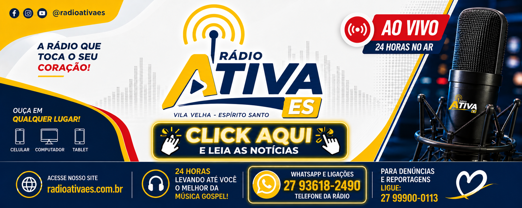 Publicidade titulo da rádio