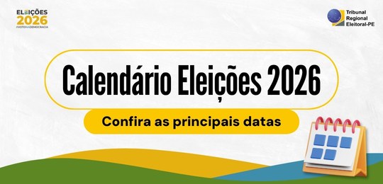 Publicidade calendário das eleições