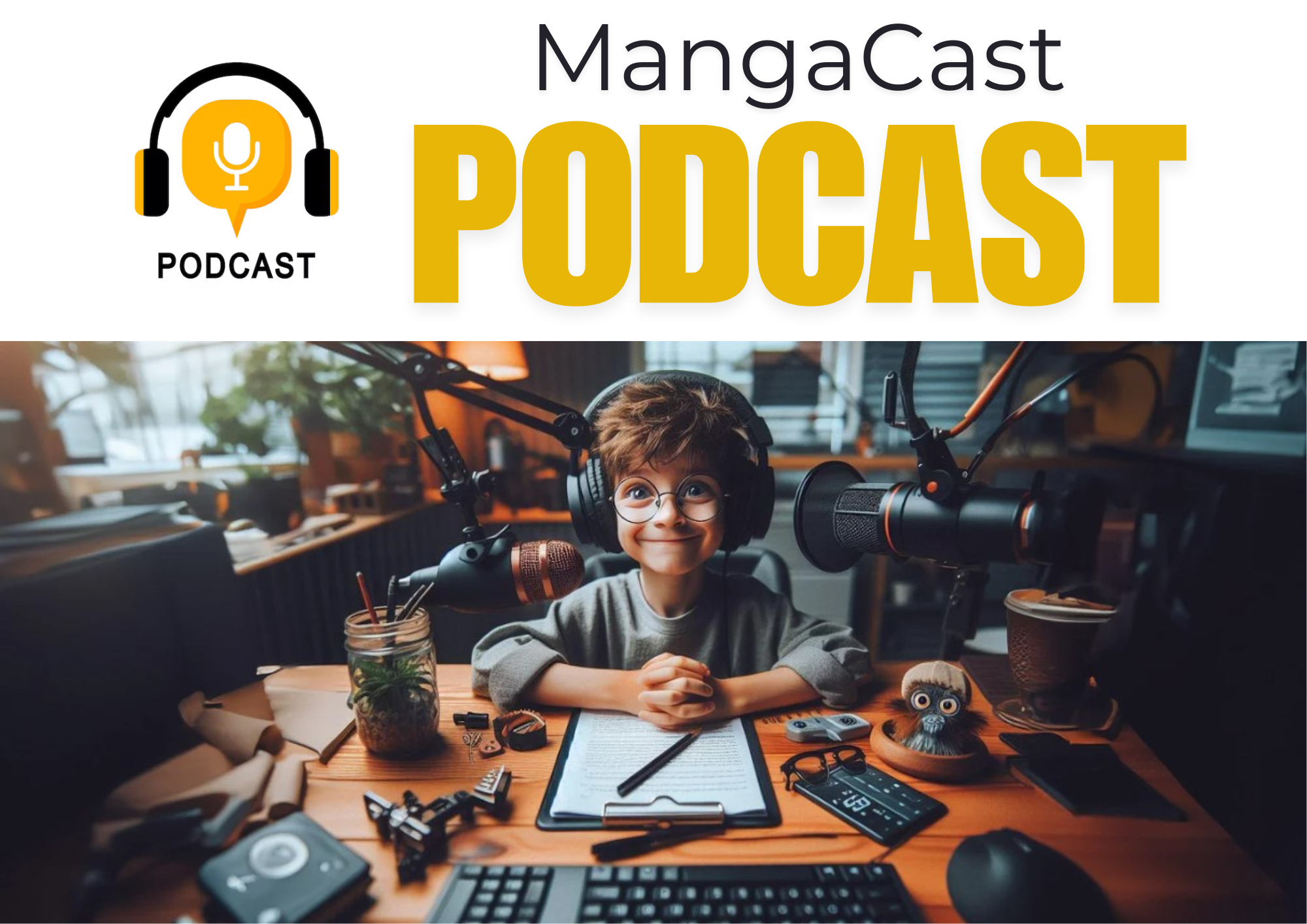 Publicidade podcast manga cast