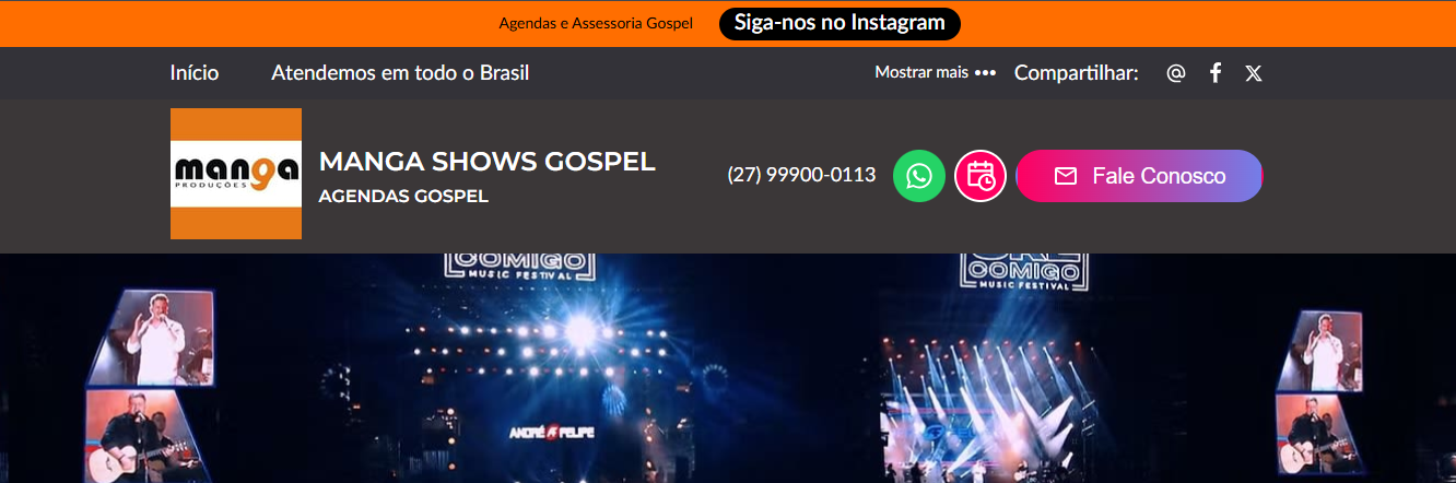 Slider MANGA PRODUÇÕES