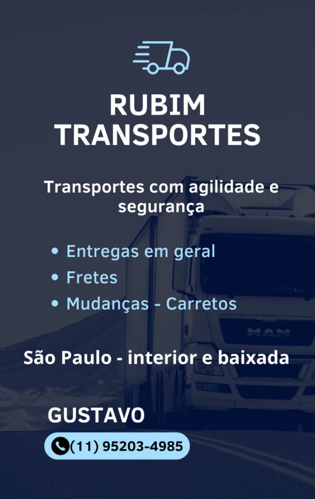 Publicidade RUBIM TRANSPORTES 