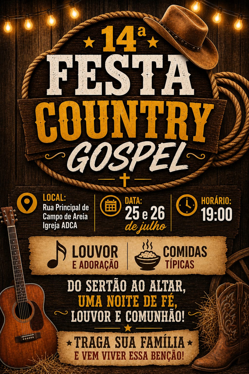 Publicidade CARTAZ FESTA COUNTRY ADCA