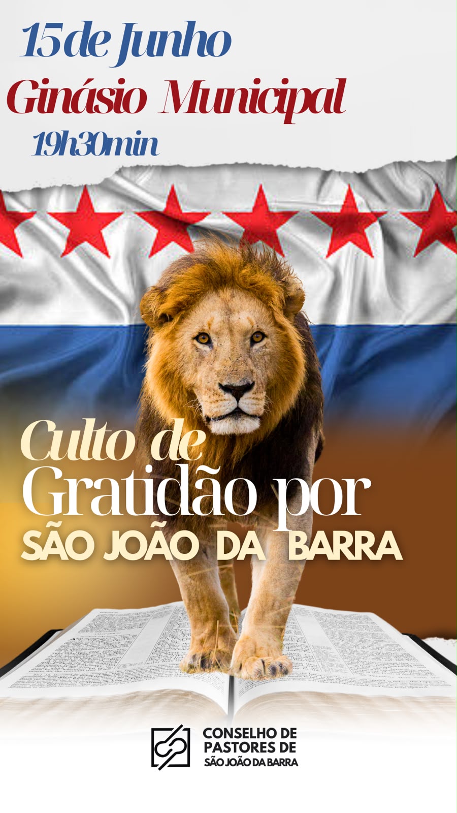 Publicidade CARTAZ CULTO DIA DA CIDADE SJB