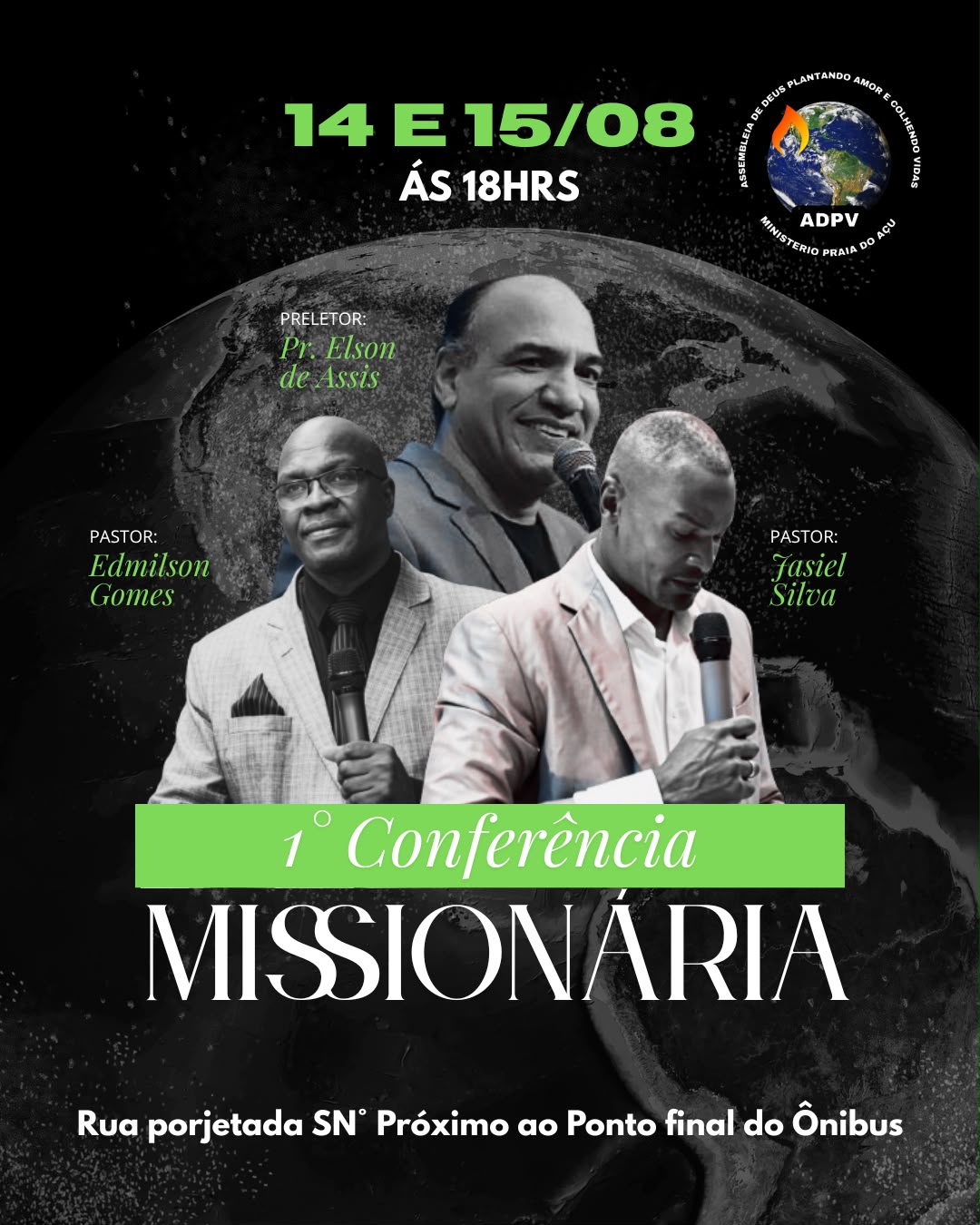 Publicidade CARTAZ 1 CONF MISSIONARIA ADPV AÇU