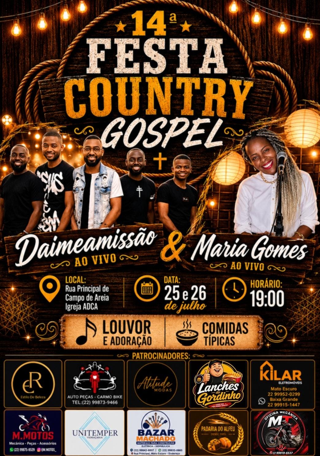 Publicidade CARTAZ FESTA COUNTRY ADCA