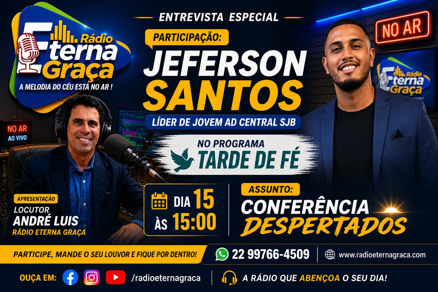 Publicidade CARTAZ ENTREVISTA JEFERSON SANTOS