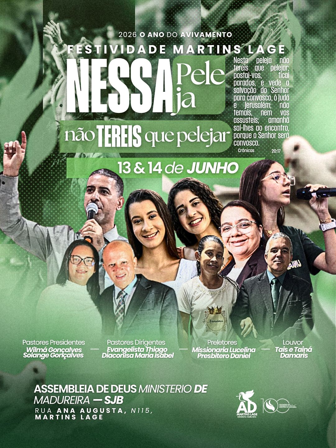 Publicidade FESTA AD MARTINS LAGES