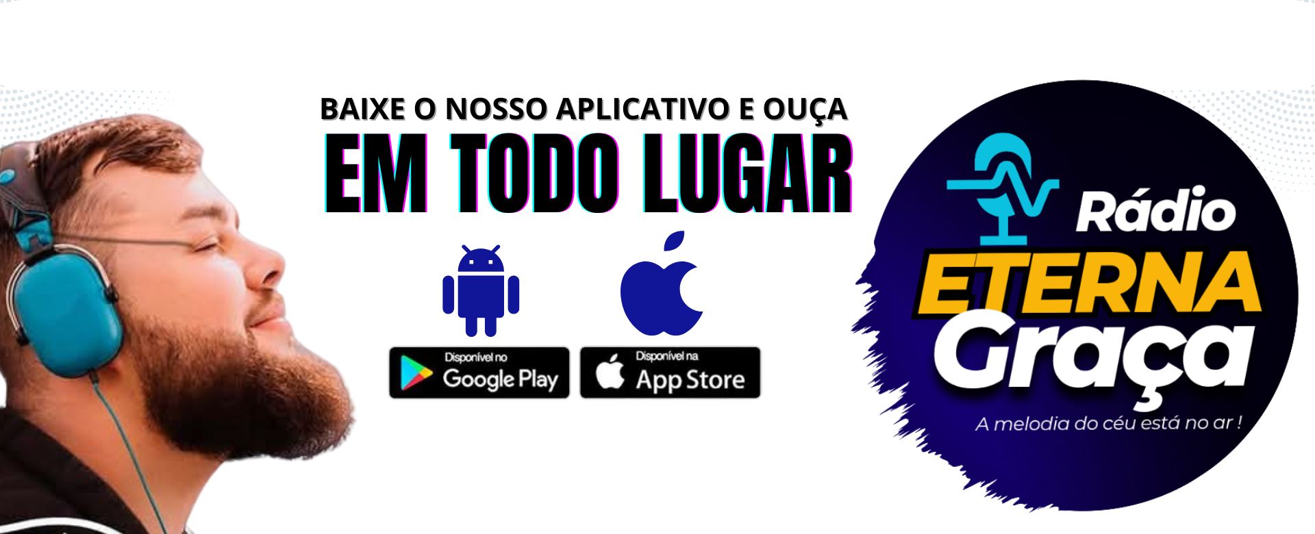 Slider BAIXE O NOSSO APLICATIVO BRANCO