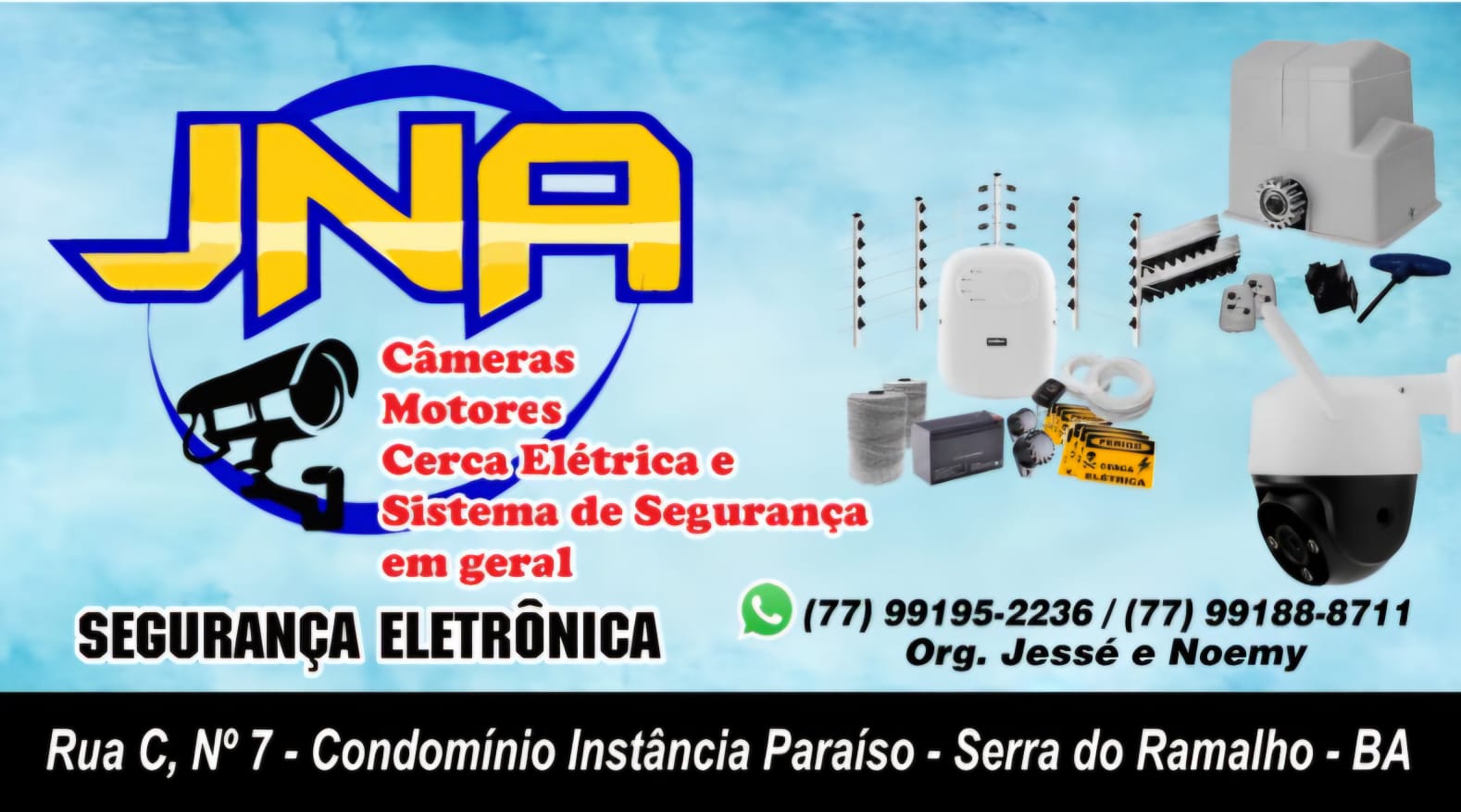 Slider JNA SEGURANÇA ELETRONICA