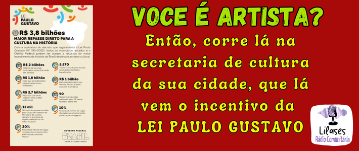 Slider LEI PAULO GUSTAVO