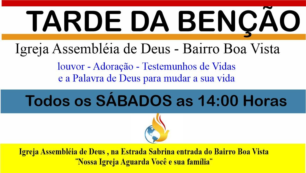 Slider tarde da benção
