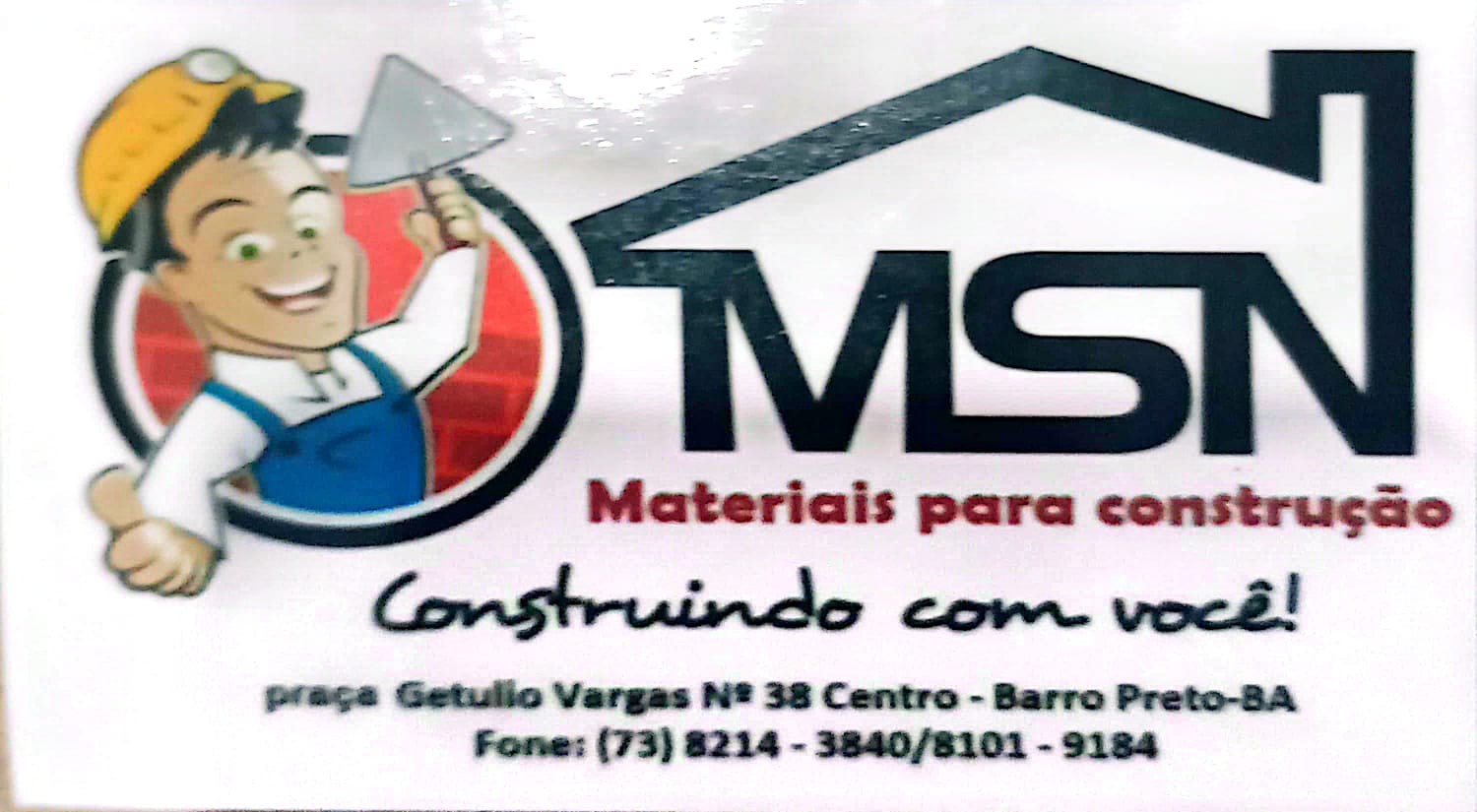 Slider GRUPO MSN MATERIAIS DE CONTRUÇÃO