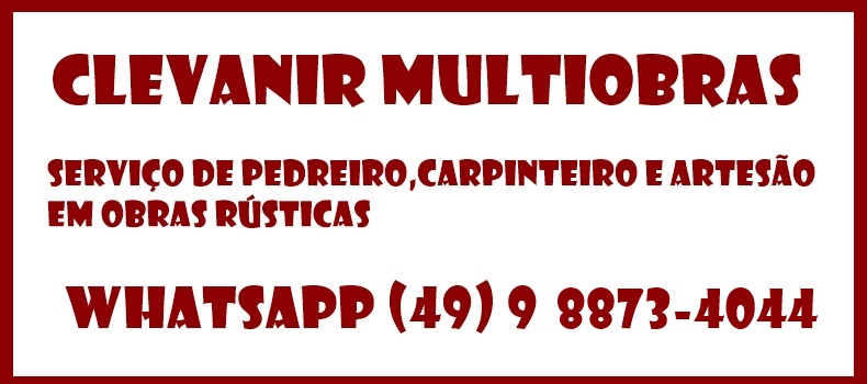 Publicidade CLEVANIR MULTIOBRAS