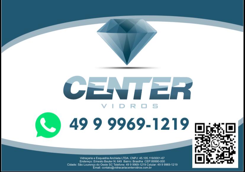 Publicidade CENTER VIDROS