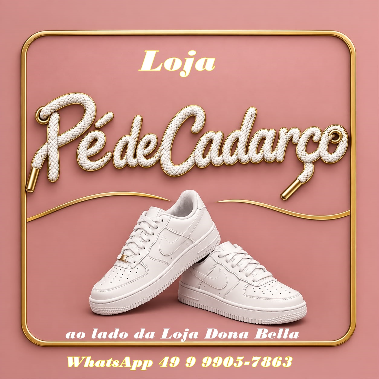 Publicidade Loja Pé de Cadarço