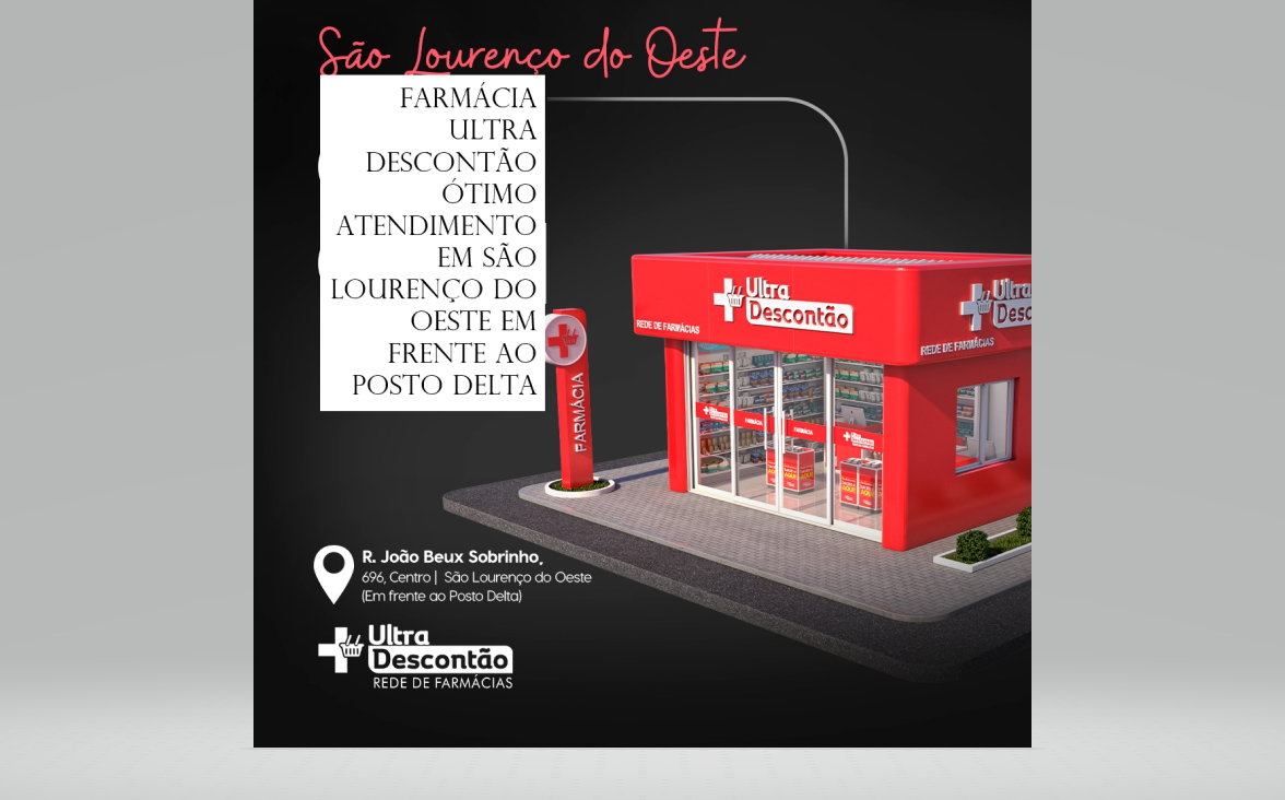 Publicidade FARMACIA ULTRADESCONTÃO