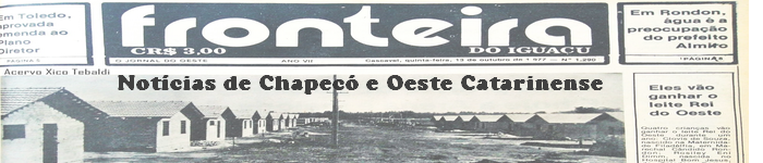 Publicidade Notícias de Chapecó e Oeste Catarinense
