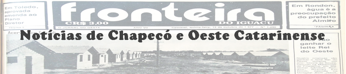 Publicidade Notícias de Chapecó e Oeste Catarinense