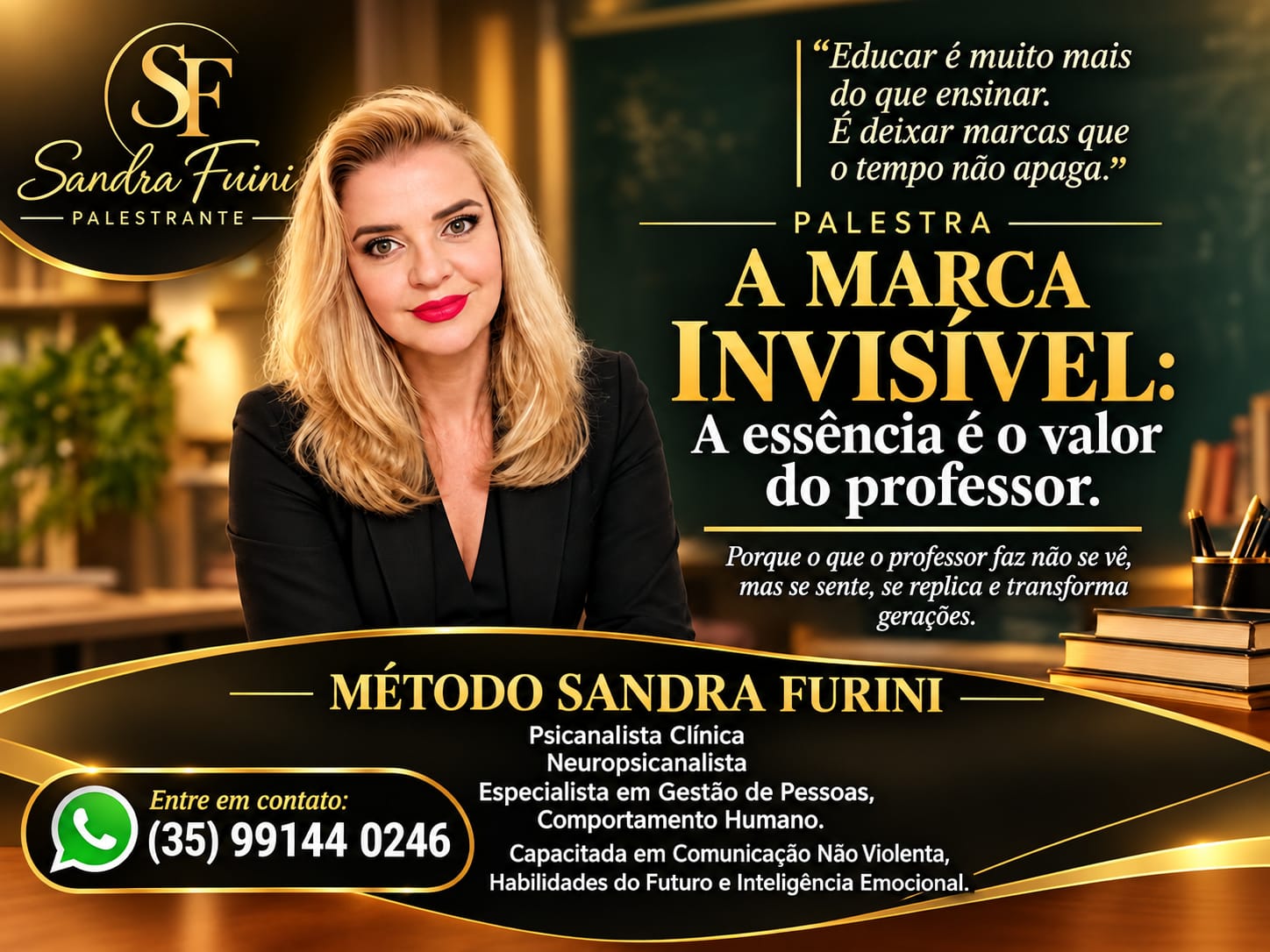 Publicidade Sabdra Furini Psicanalissta