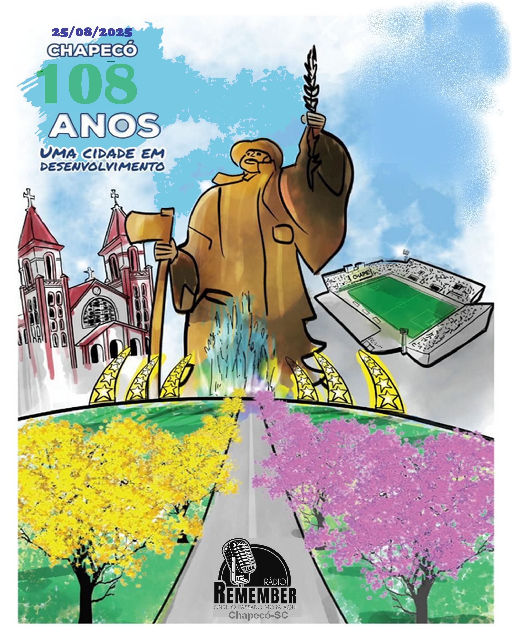 Publicidade Aniversario de Chapeco