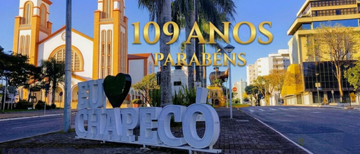 Slider Chapeco em Aniversario