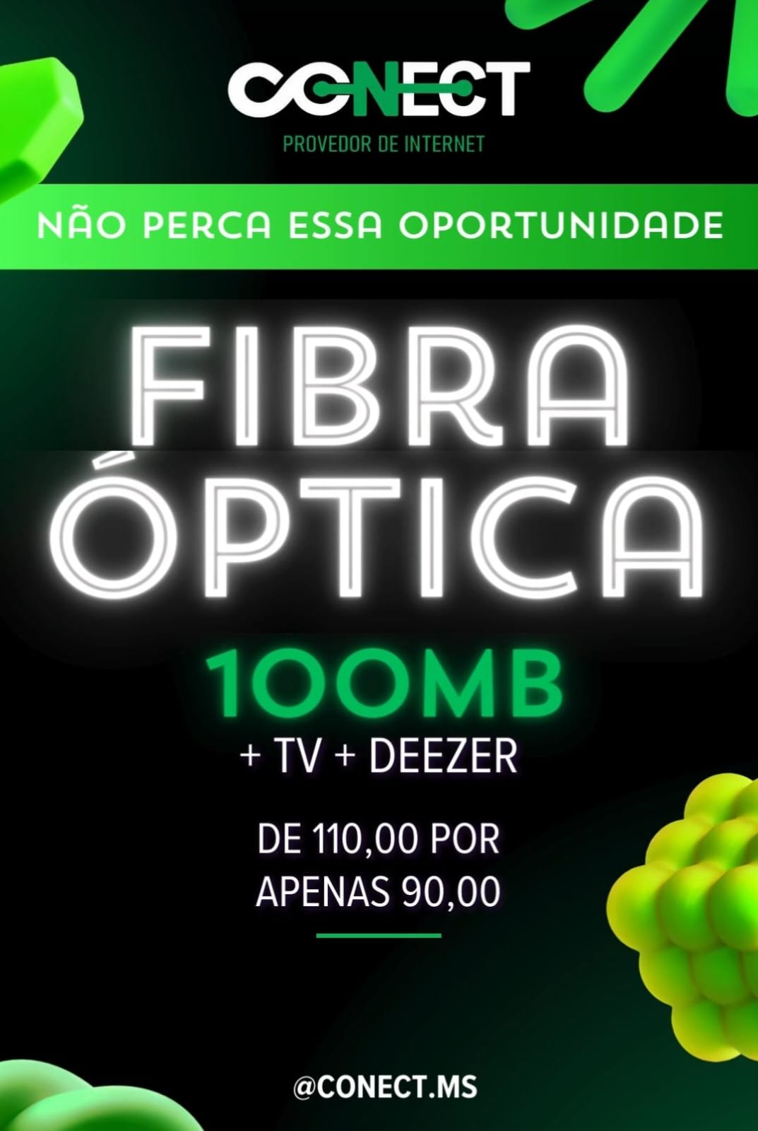 Publicidade CONNECT PROVEDOR DE INTERNET