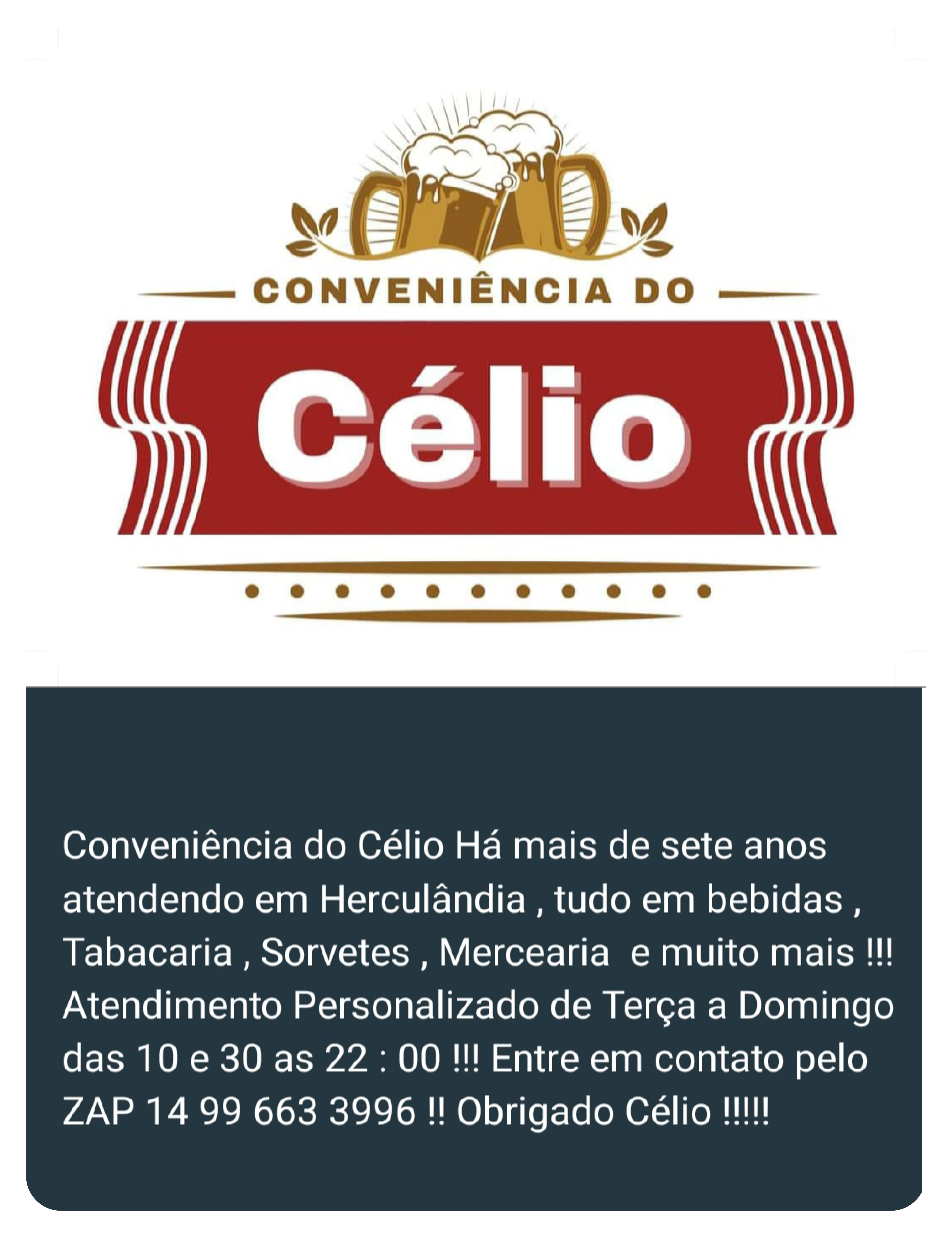 Publicidade Conveniencia do Celio Logo